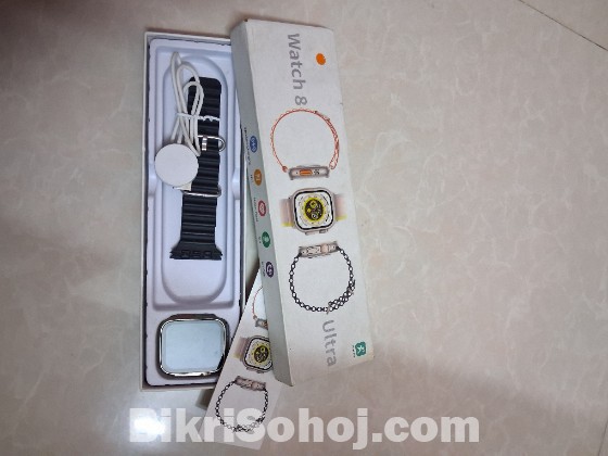 8 Ultra Smart Watch with Box,Charger & Black Belt